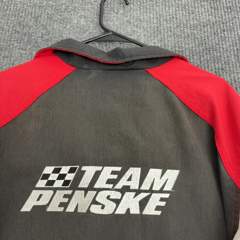 Vintage Team Penske California Imperial Jacket XL Black Red Colorblock Racing - Picture 10 of 11